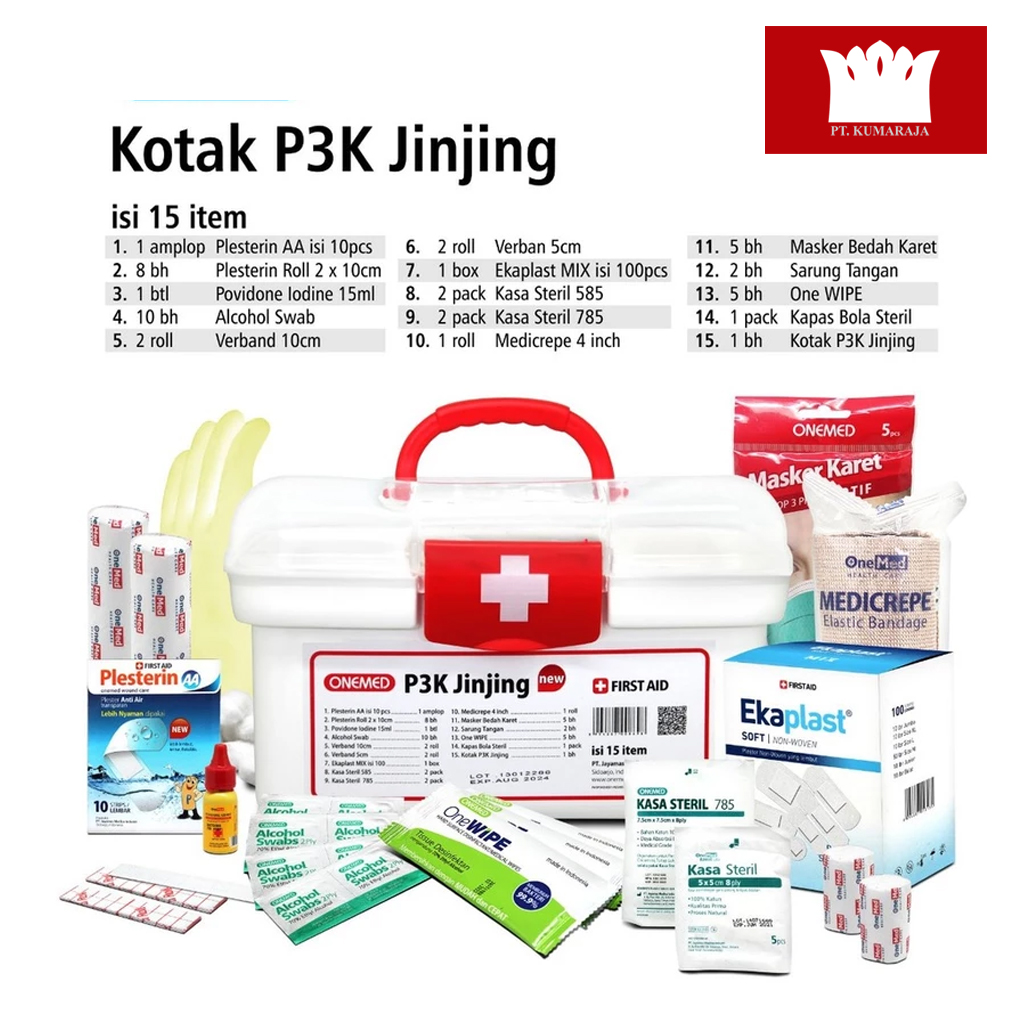 Kotak P3K Plastik Jinjing Onemed BLI Kotak P3K Plastik Jinjing - Gambar 1