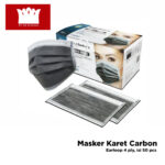 Masker Karet 4ply Carbon Active OneMed box 50pcs