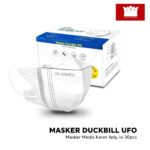 Masker Karet Medis Duckbill UFO Putih 4ply OneMed Box Isi 30 Lembar