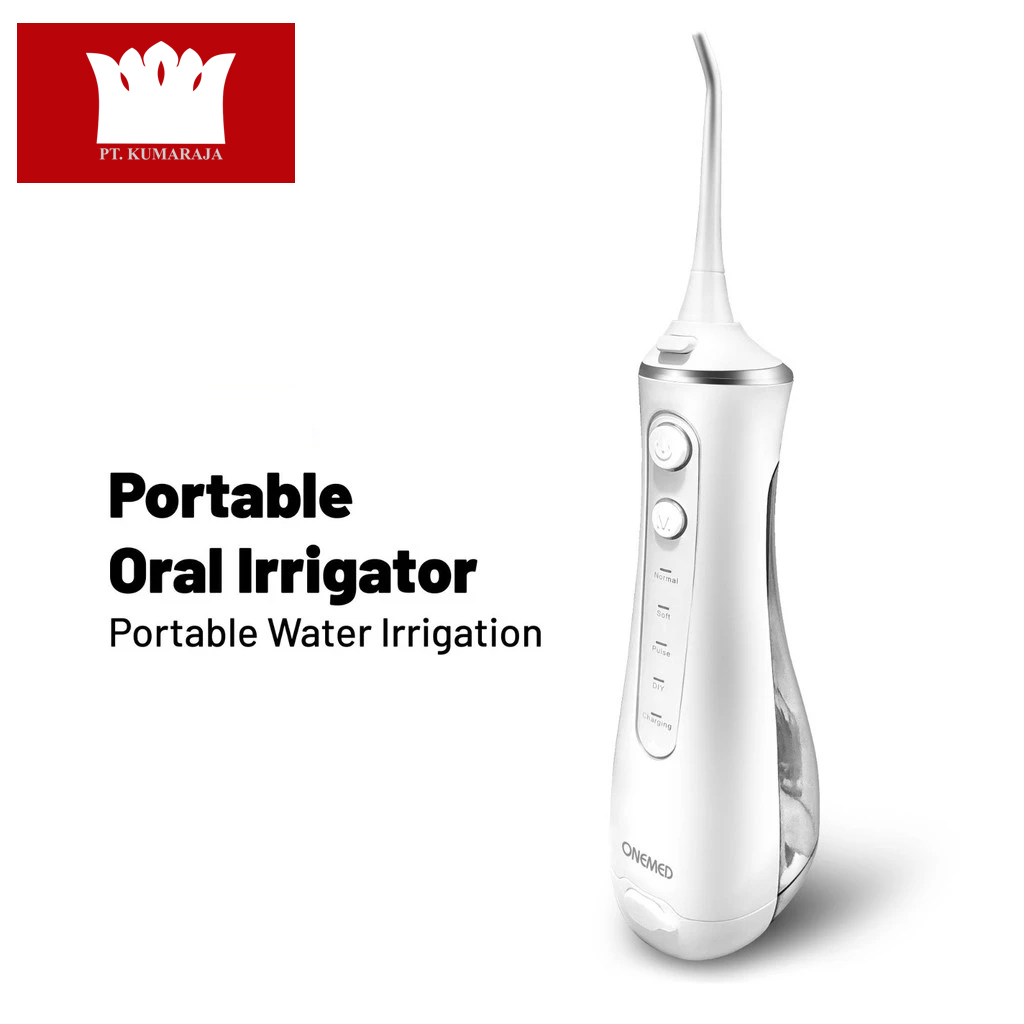 ONEMED Portable Oral Irrigator - Aqua Flosser - Dental Irrigator a Portable Oral Irrigator - Aqua Flosser - Dental Irrigator ONEMED - Gambar 1