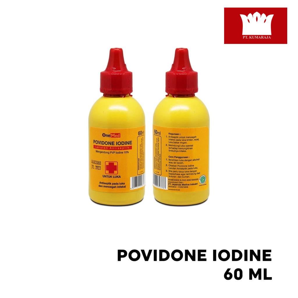 OneMed Povidone Iodine 60ml BLI OneMed Povidone Iodine 60ml BLI - Gambar 1