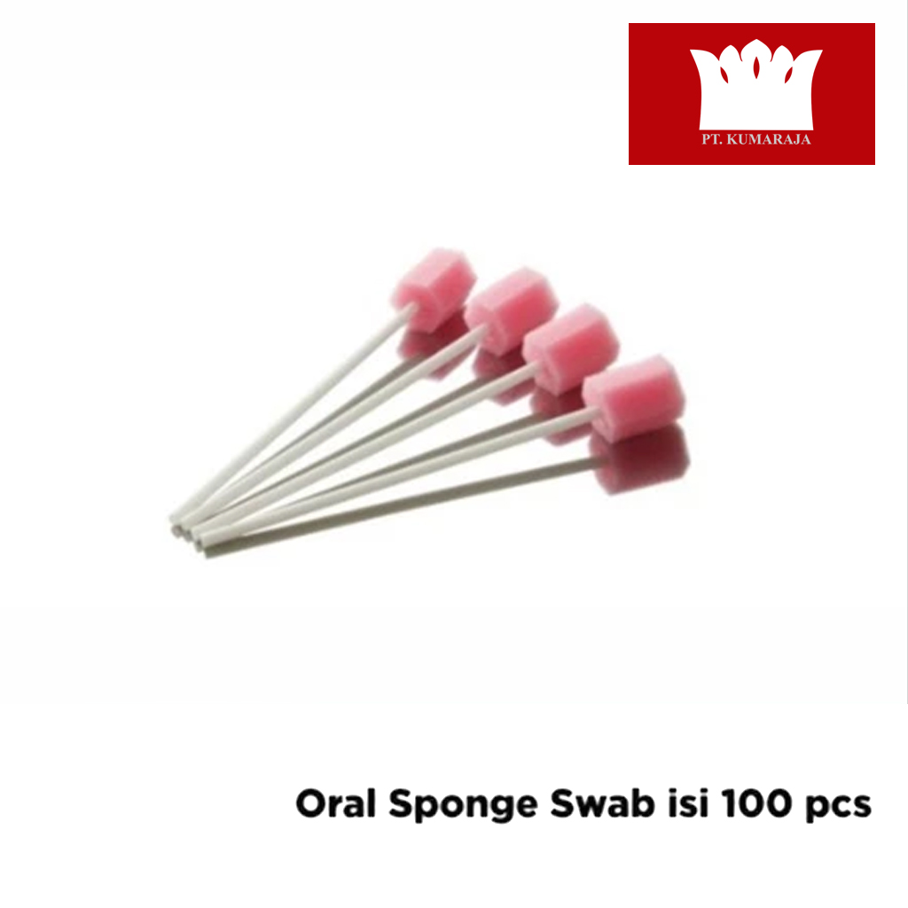 Oral Sponge Swab isi 100 pcs BLI Oral Sponge Swab isi 100 pcs BLI - Gambar 1