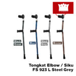 TONGKAT ELBOW/SIKU STEEL GREY 923 ONEMED - Gambar 3