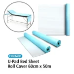 Perlak Underpad Bed Sheet Cover Roll 60cm x 50m Onemed BLI