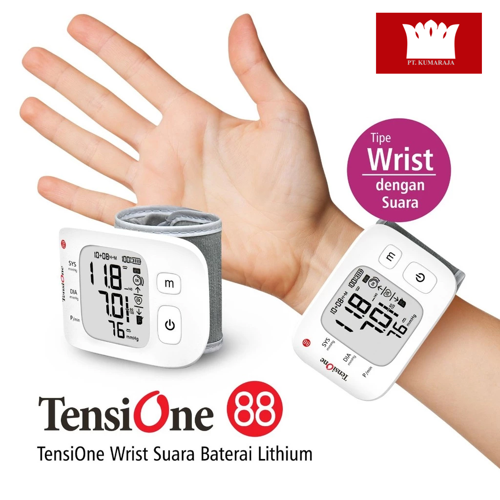 Tensimeter Digital Suara TensiOne 88 Pergelangan Tangan Wrist BLI Tensimeter Digital Suara TensiOne 88 Pergelangan Tangan Wrist - Gambar 1