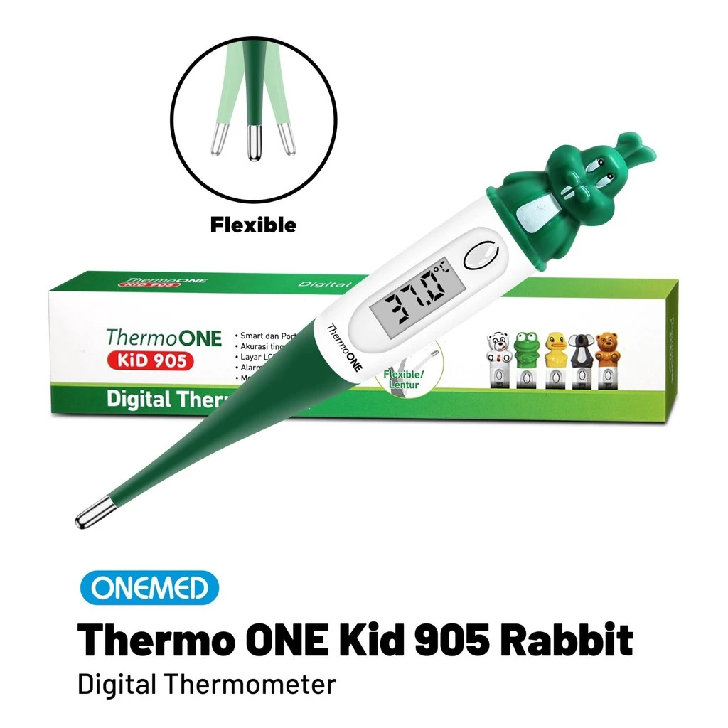 onemed-thermometer-digital-kid-rabbit-thermoone-01 ONEMED Thermometer Digital Kid Rabbit ThermoOne - Gambar 1